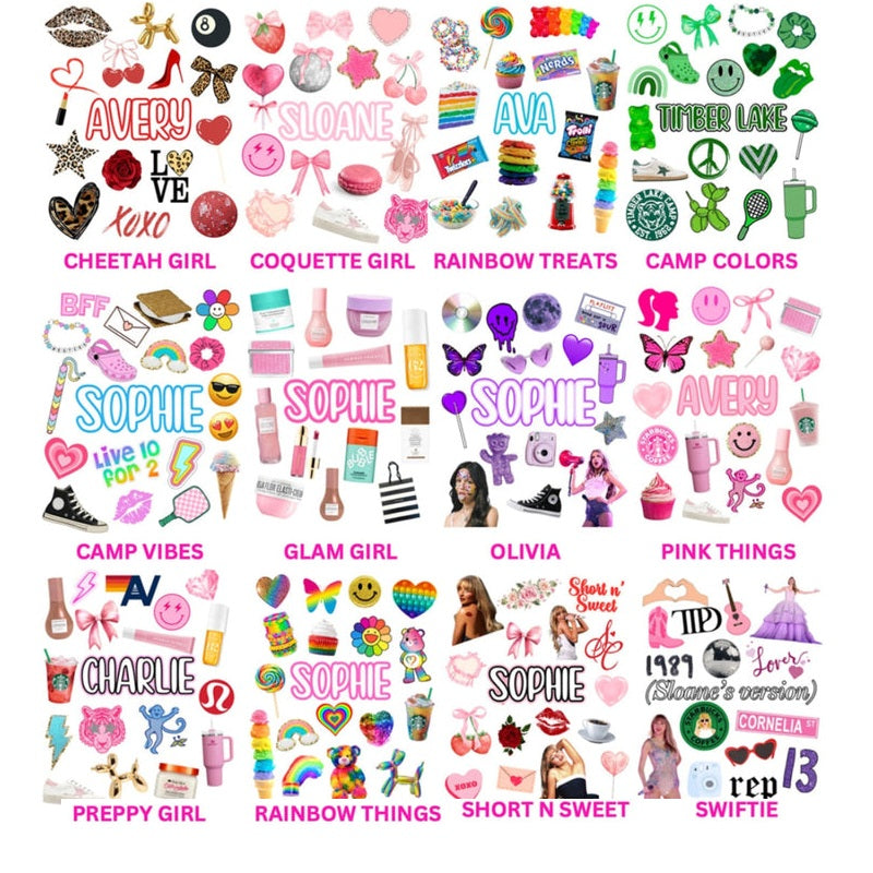 Decked Out Apparel Sticker Sheets
