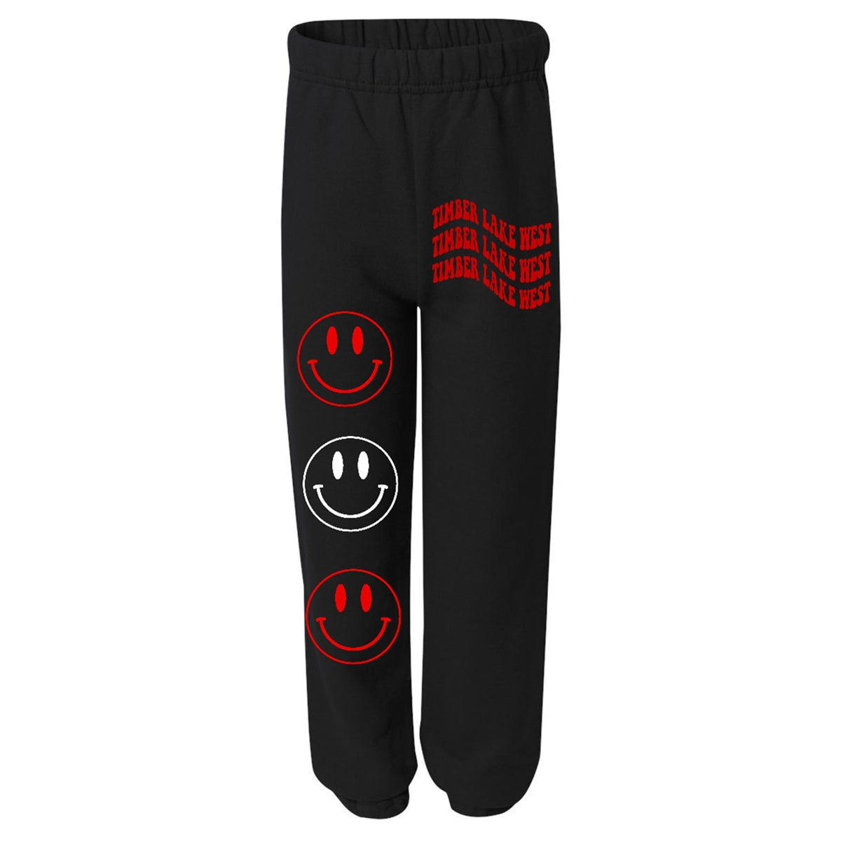 Decked Out Apparel Smiley Sweats