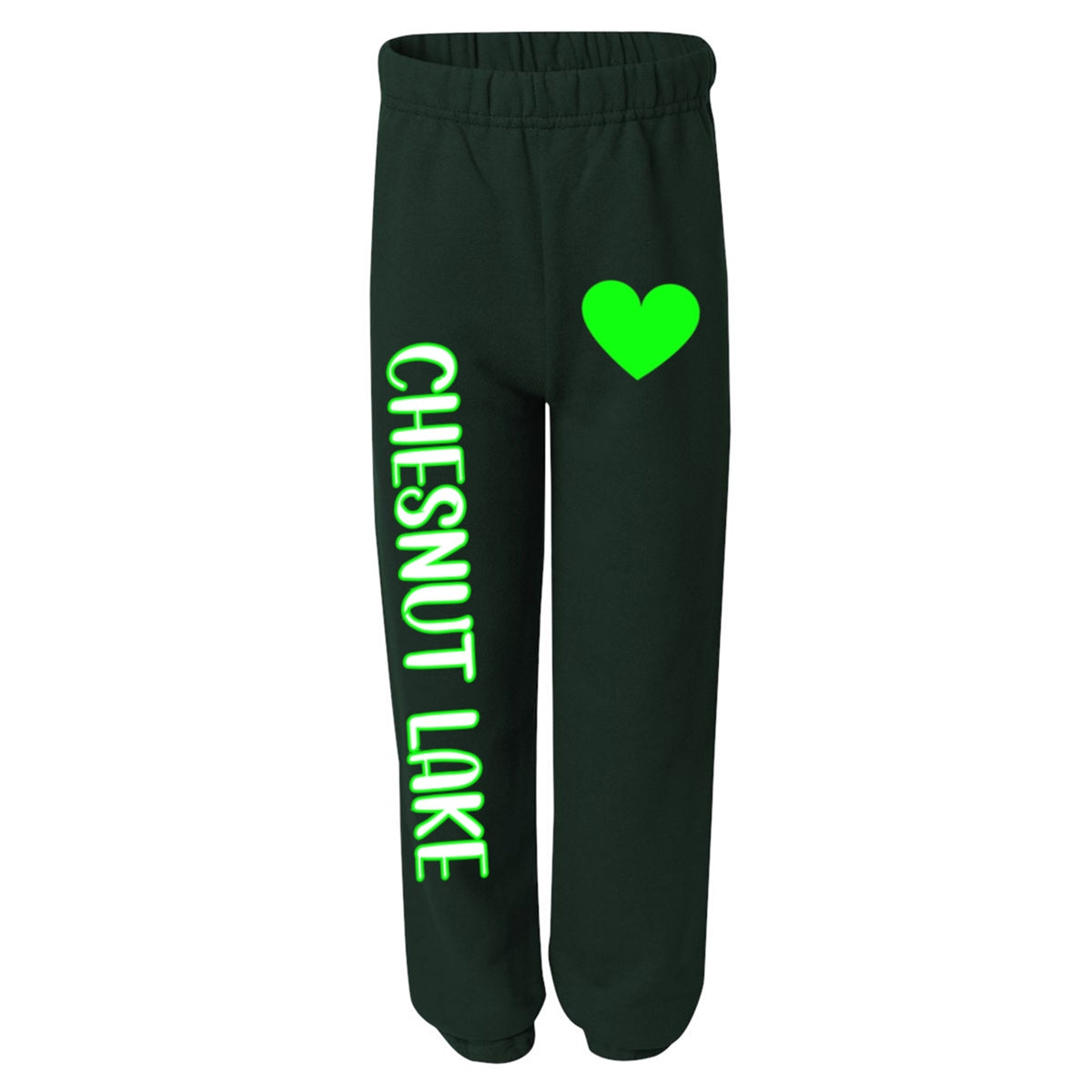 Decked Out Apparel Neon Heart Sweats