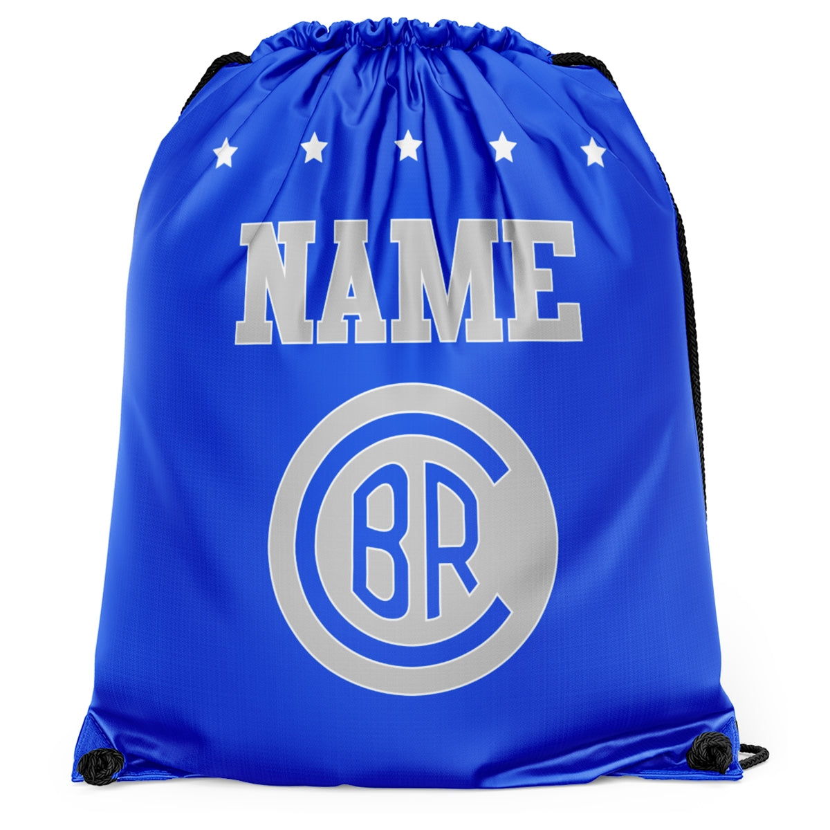 Athletic Camper Drawstring Stars Bag