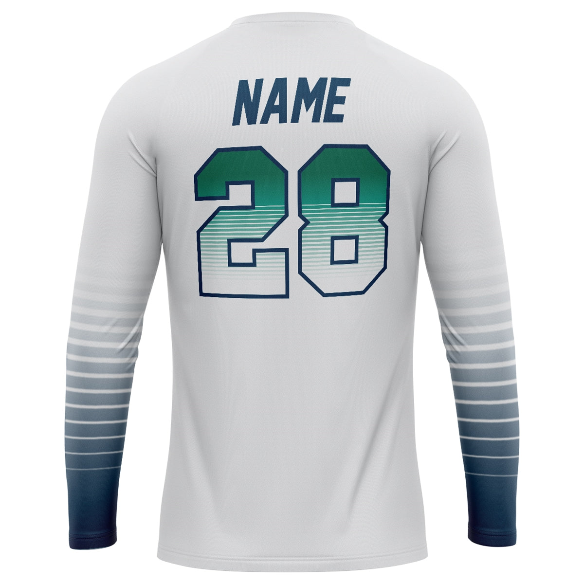 Athletic Camper Performance Arm Stripe Long Sleeve Tee