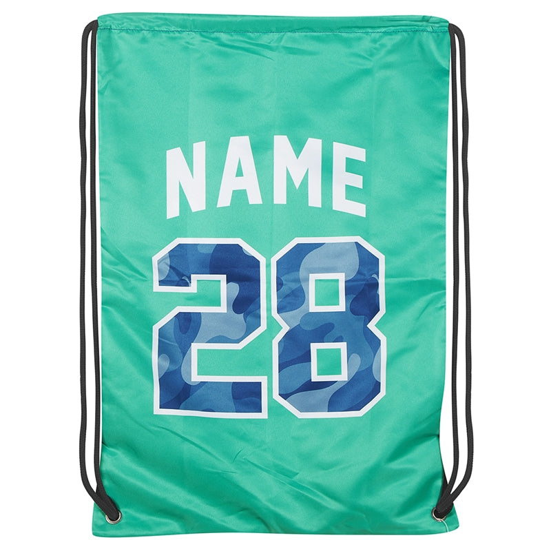 Athletic Camper Camo Drawstring Bag