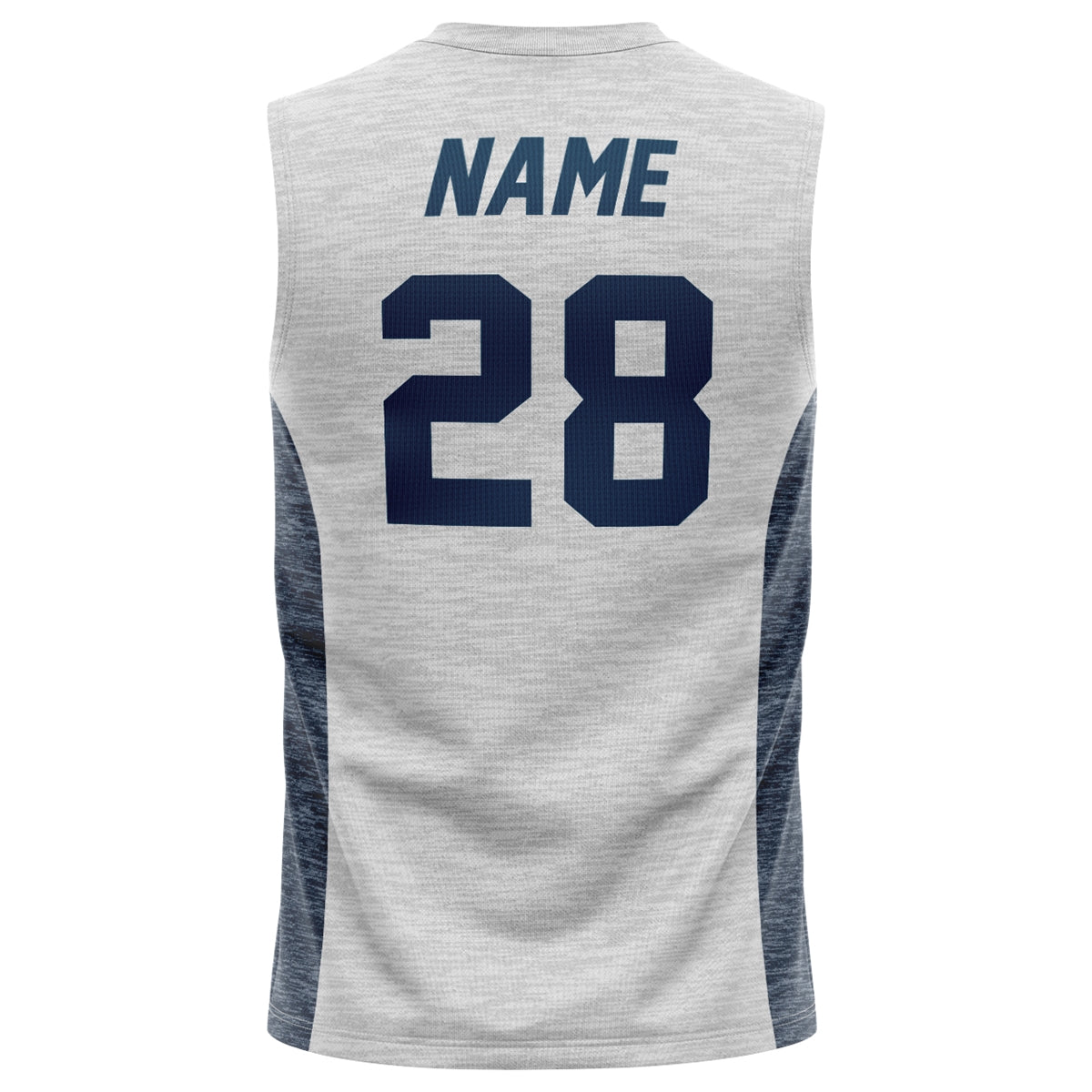 Athletic Camper Performance Heather Grey Muscle Tank