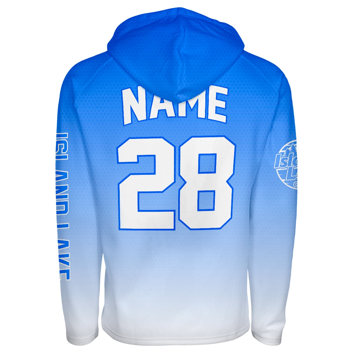 Athletic Camper Oversized Gradient Hoodie