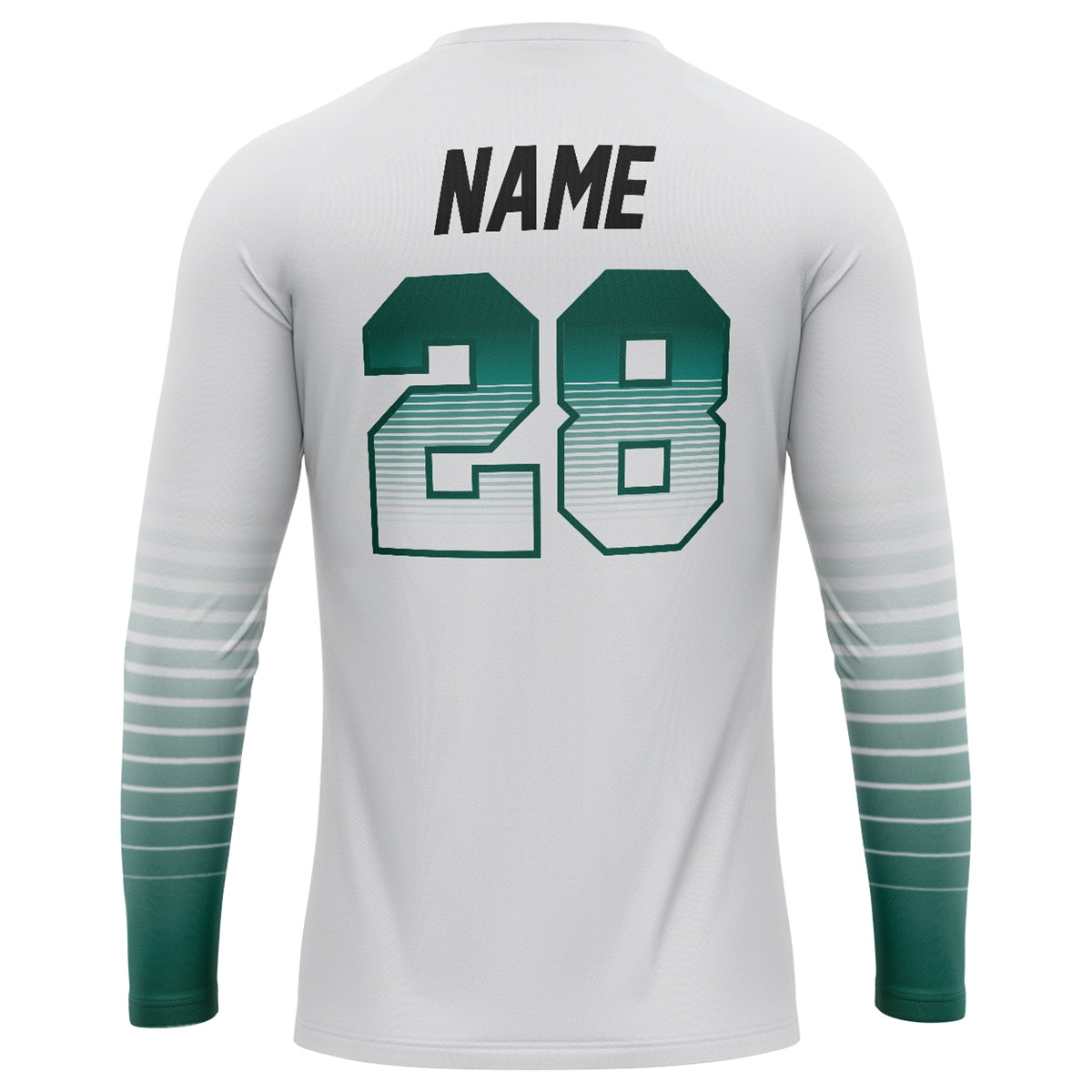 Athletic Camper Performance Arm Stripe Long Sleeve Tee