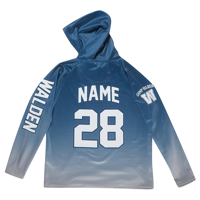 Athletic Camper Boys Oversized Gradient Hoodie