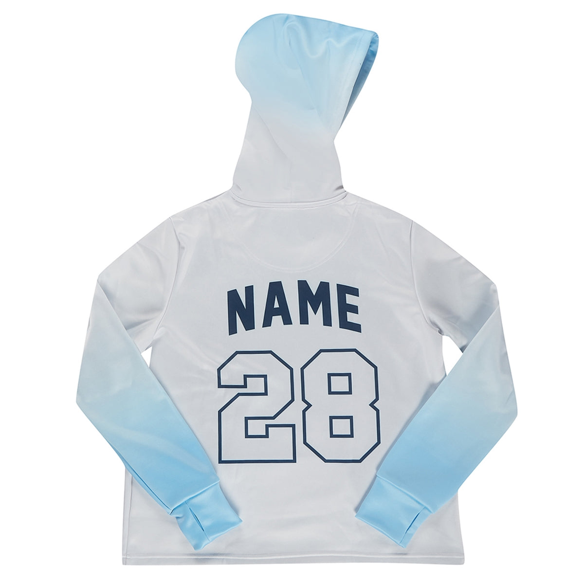 Athletic Camper Girls Grey Gradient Hoodie
