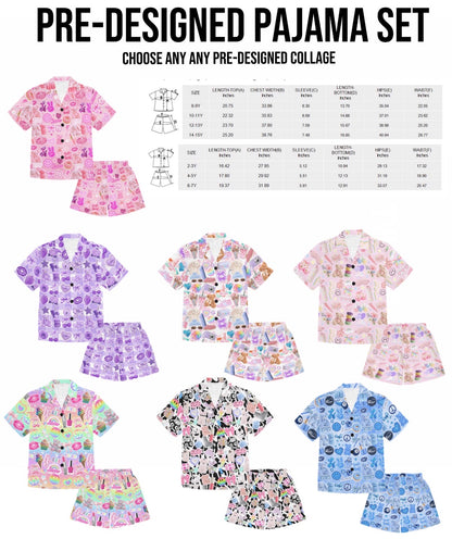 Create By D Pre-Designed Pajama Set