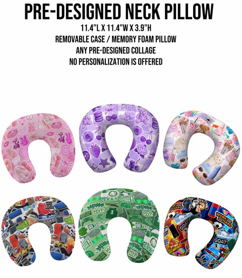 Create By D Pre-Designed Neck Pillow