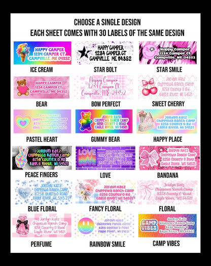 Create By D Girls Labels