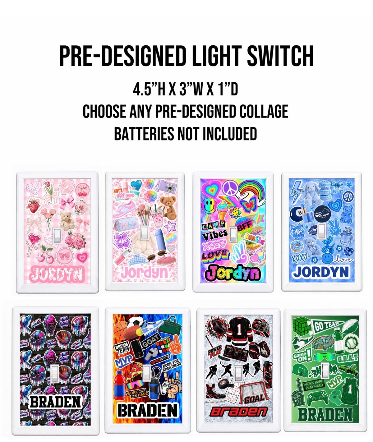 Create By D Pre-Designed Light Switch