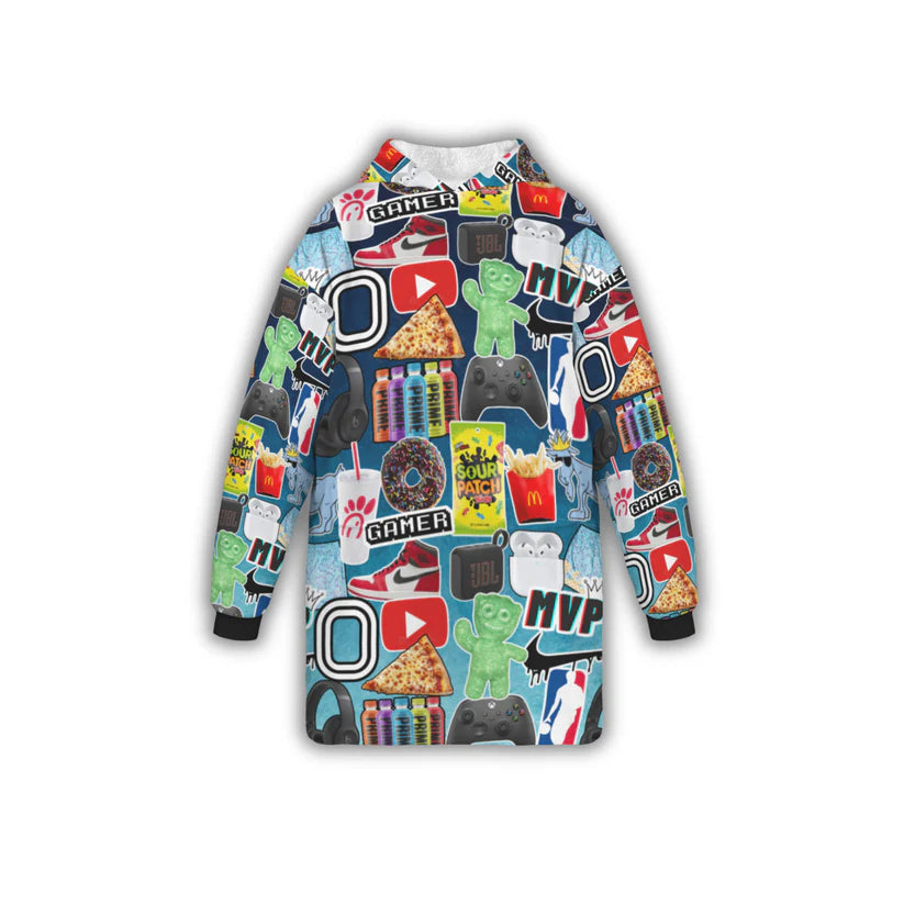 Decked Out Apparel Boys Blanket Hoodie