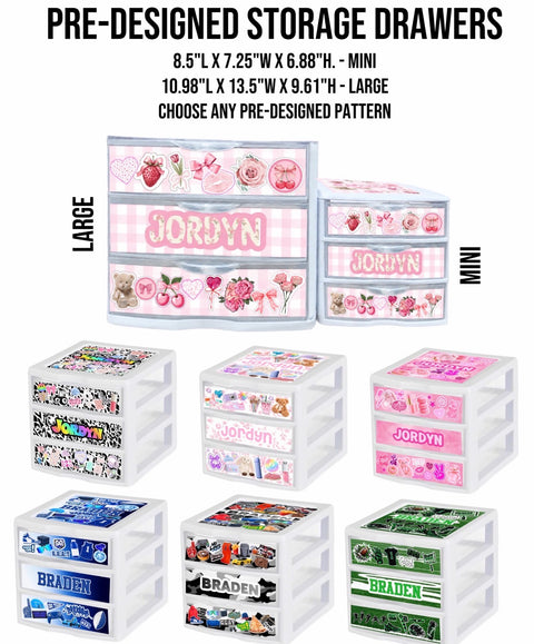 Create By D Pre-Designed Storage Drawers