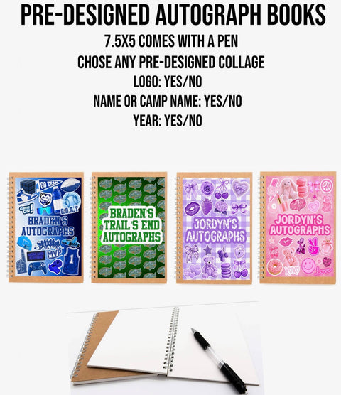 Create By D Pre-Designed Autograph Books