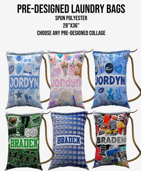 Create By D Pre-Designed Laundry Bags
