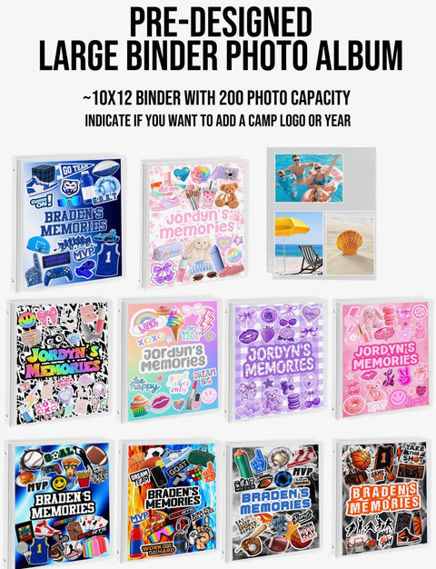 Create By D Pre-Designed Large Binder Photo Album
