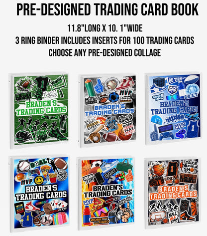 Create By D Pre-Designed Trading Card Book