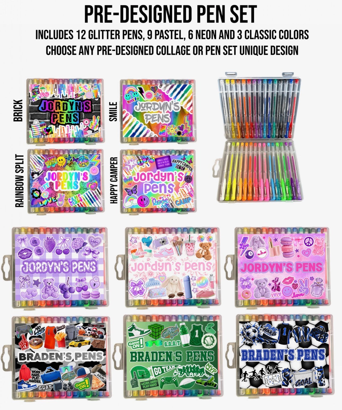 Create By D Pre-Designed Pen Set