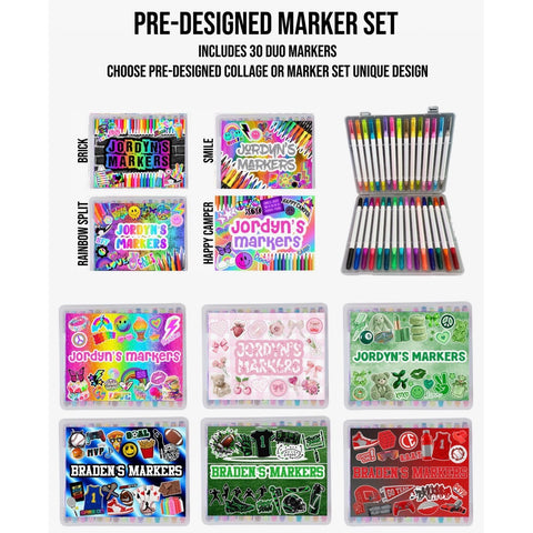 Create By D Pre-Designed Marker Set