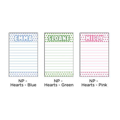 Longer Letter Later Custom Patterned Notepads
