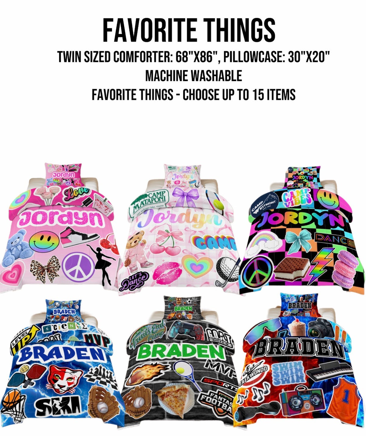 Create By D Favorite Things Comforter