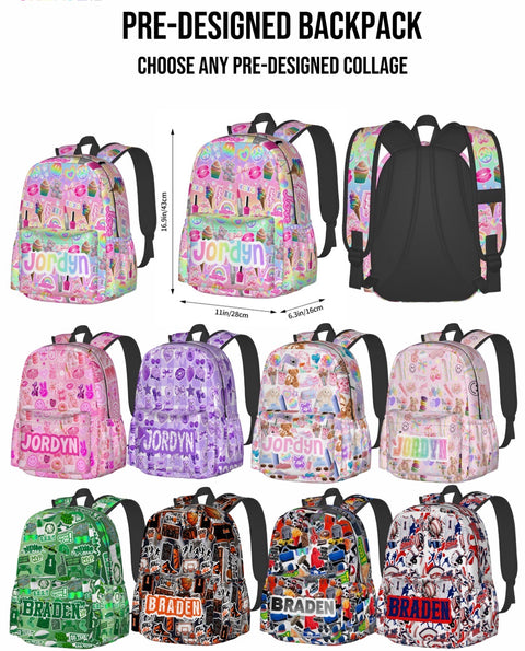 Create By D Pre-Designed Backpack