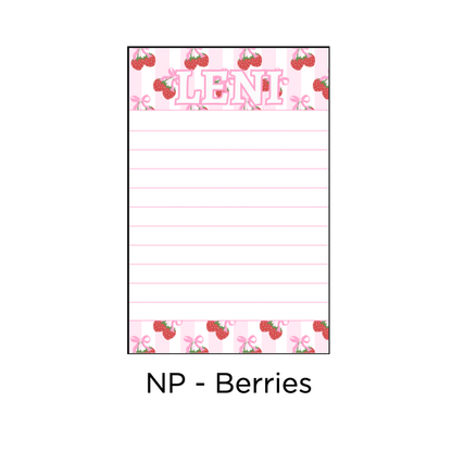 Longer Letter Later Custom Patterned Notepads
