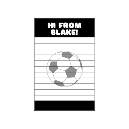 Longer Letter Later Custom Icon Notepads