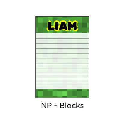 Longer Letter Later Custom Patterned Notepads