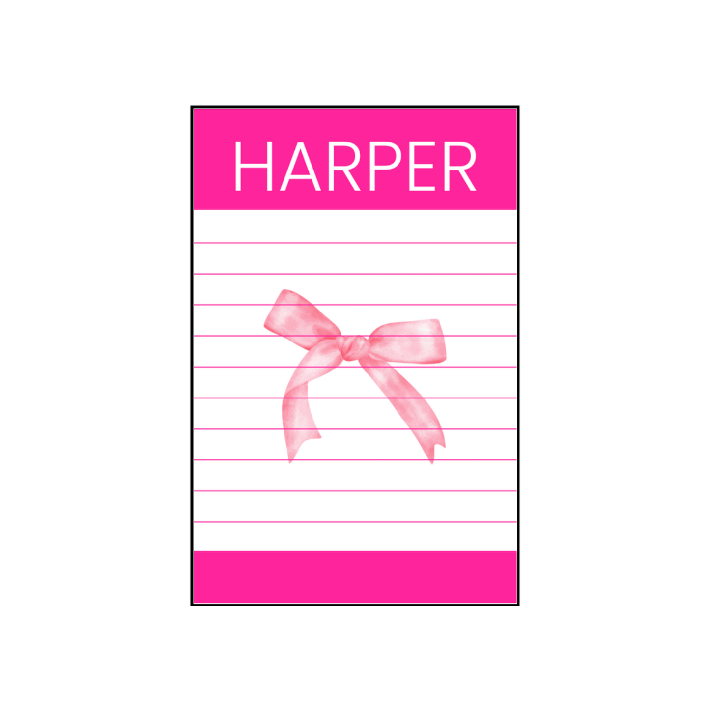 Longer Letter Later Custom Icon Notepads