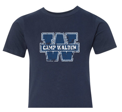 Melissa Nathan Camp Distressed Logo Tee
