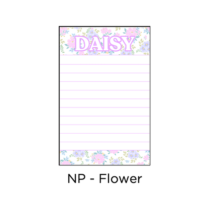 Longer Letter Later Custom Patterned Notepads