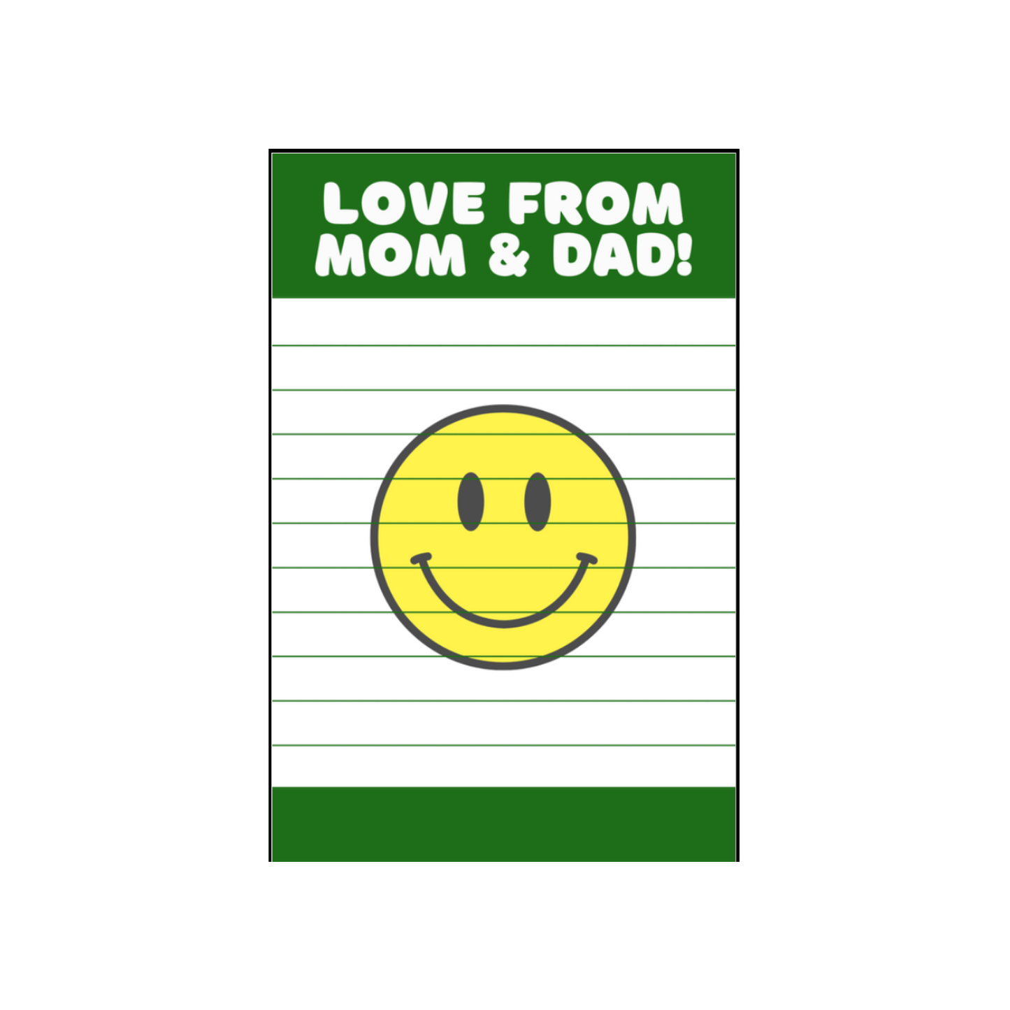 Longer Letter Later Custom Icon Notepads