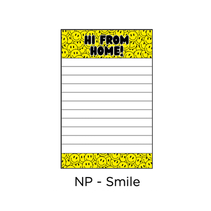 Longer Letter Later Custom Patterned Notepads