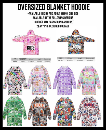 Create By D Oversized Blanket Hoodie