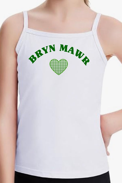 Melissa Nathan Camp Gingham Heart Adjustable Strap Cami Tank
