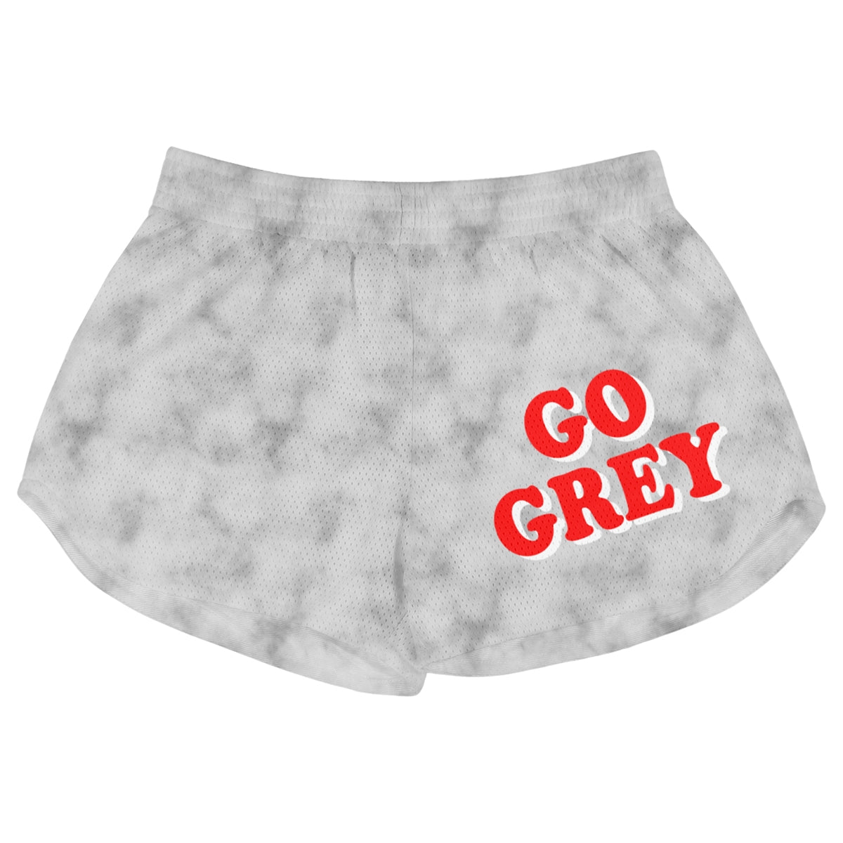 Athletic Camper Girls Mesh Spirit Shorts