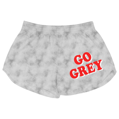 Athletic Camper Girls Mesh Spirit Shorts