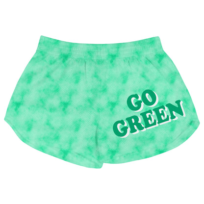 Athletic Camper Girls Mesh Spirit Shorts