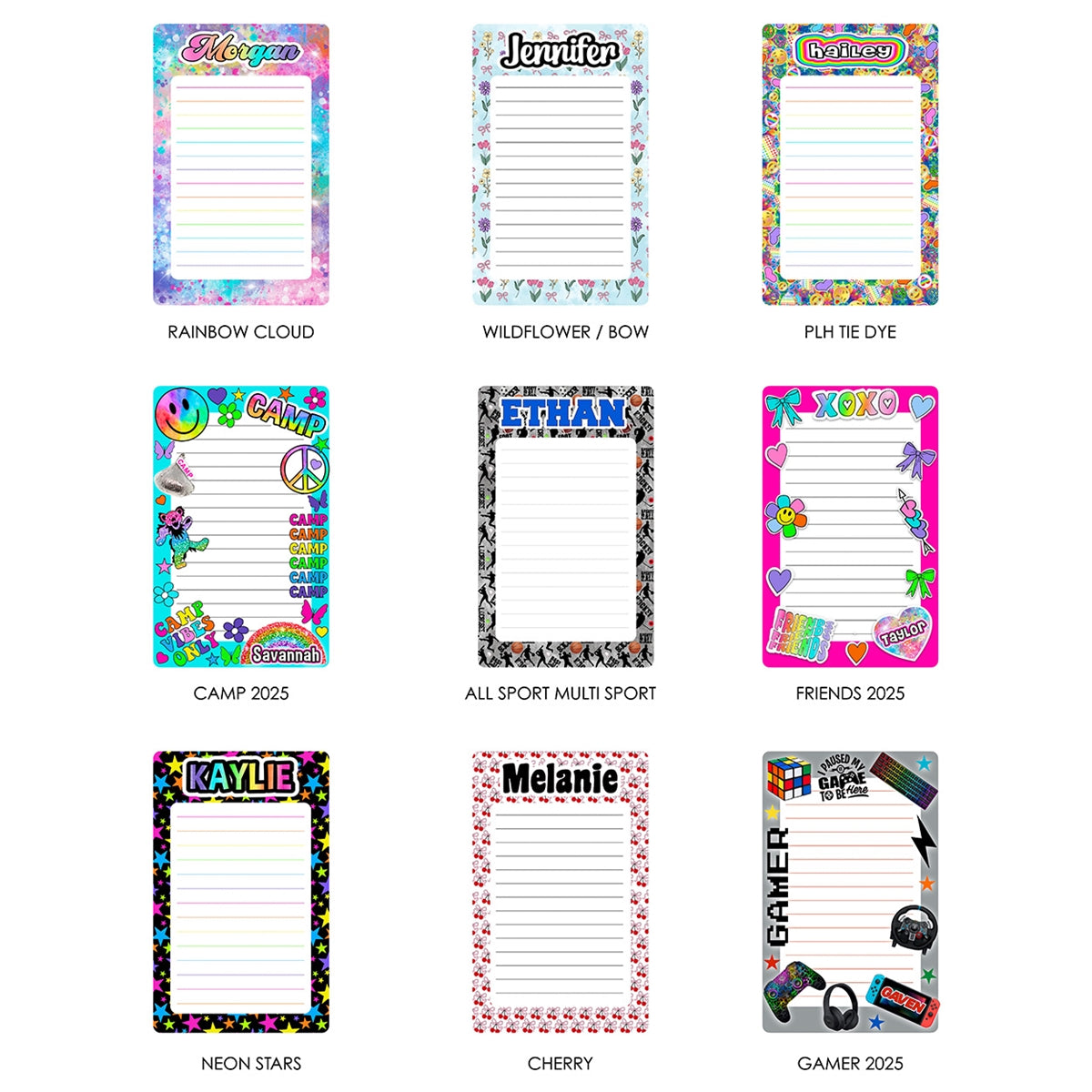 Namedrops Notepads