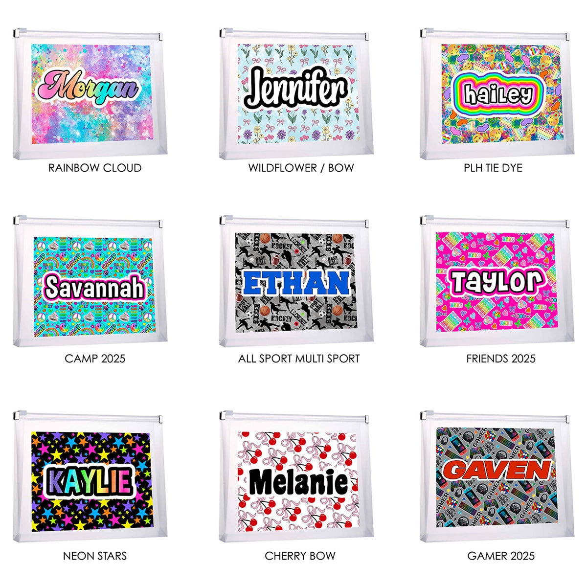 Namedrops Zipper Folio