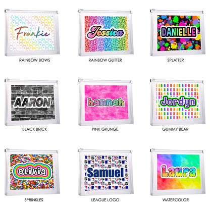 Namedrops Zipper Folio