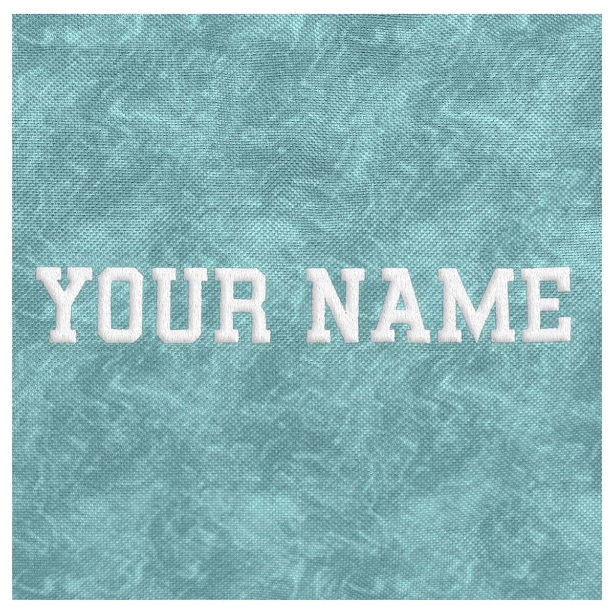 52" Soft Duffle Bag Teal Waves