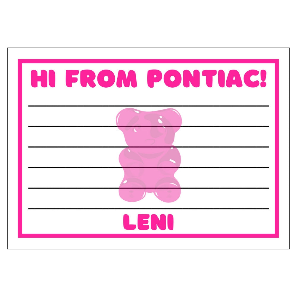 Longer Letter Later Custom Cards