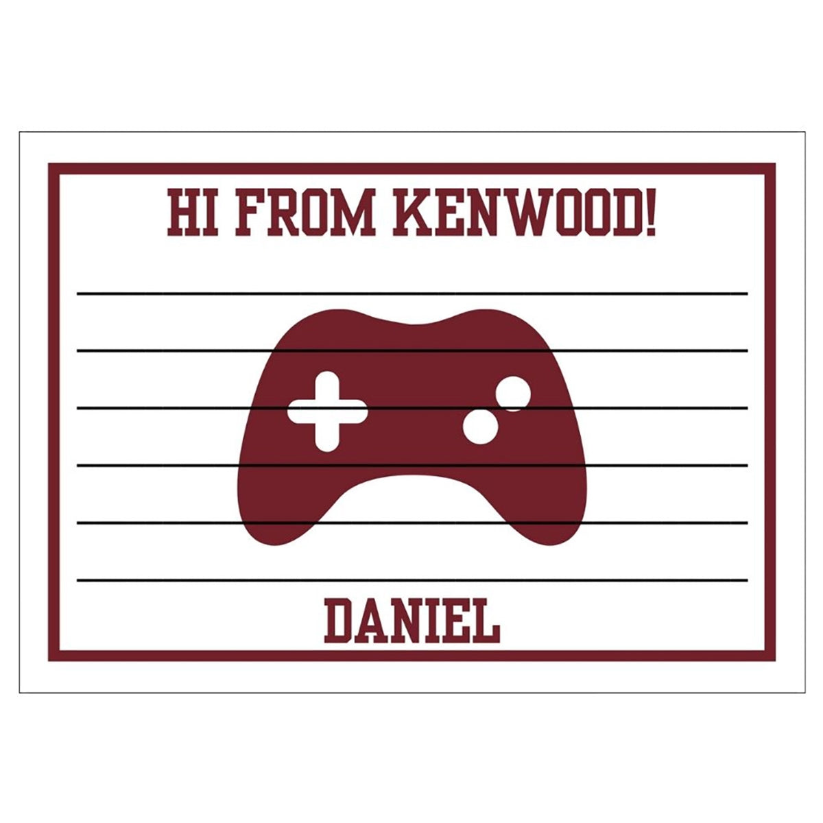 Longer Letter Later Custom Cards