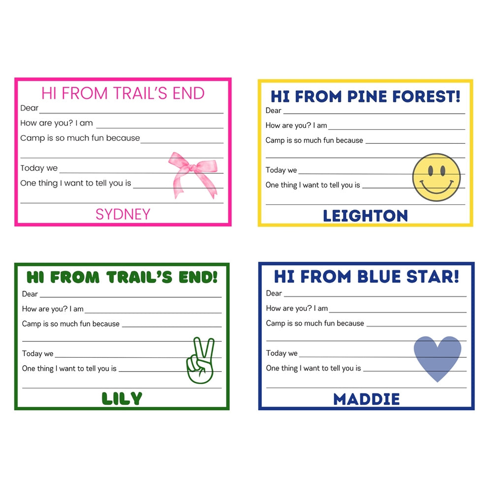 Longer Letter Later Custom Fill-In Cards – Everything Camper