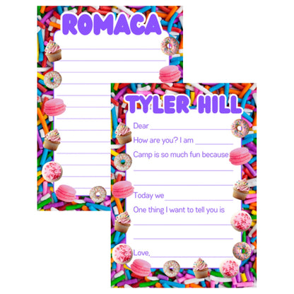 Longer Letter Later Camp Name Stationery Pack