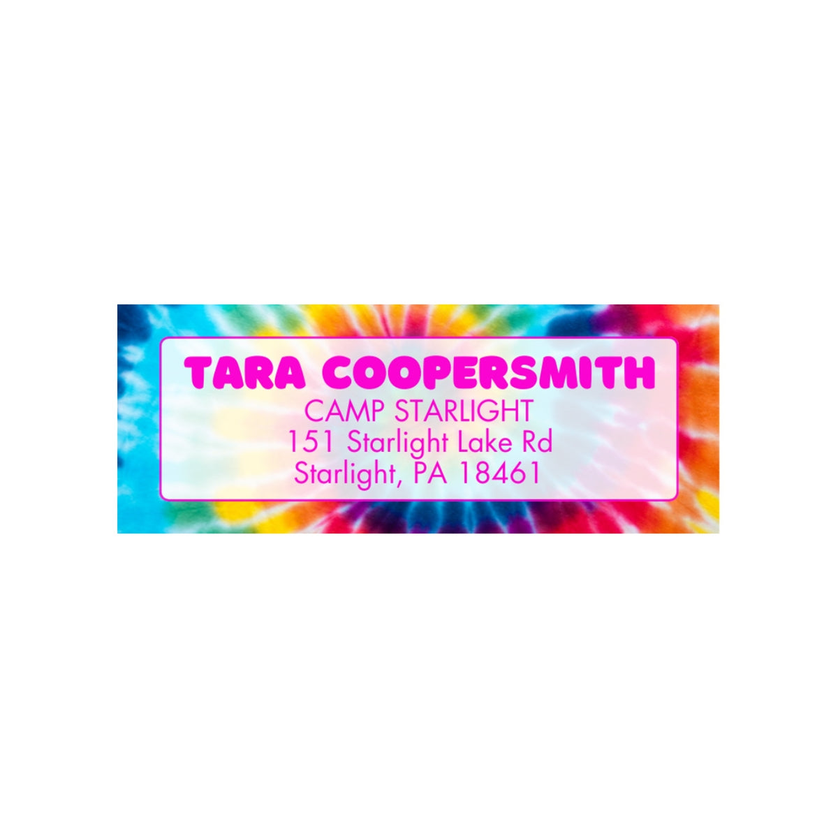 Longer Letter Later Pattern Address Labels