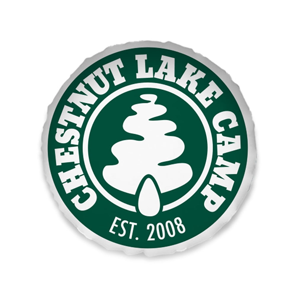 Camp Vibe Logo Pillow