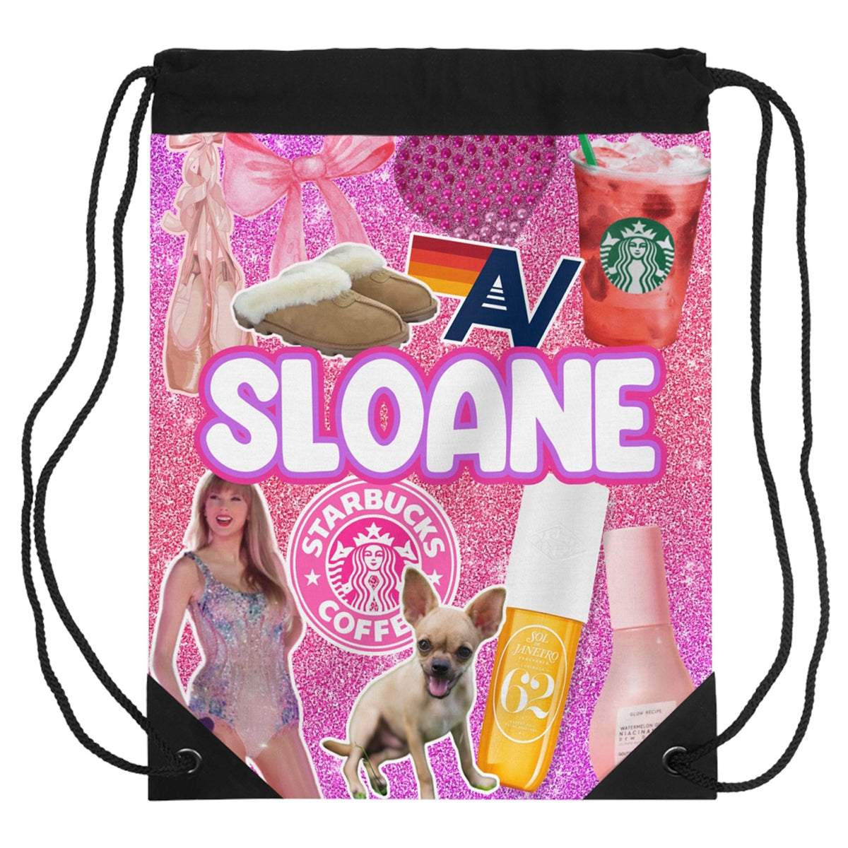 Decked Out Apparel Drawstring Bag